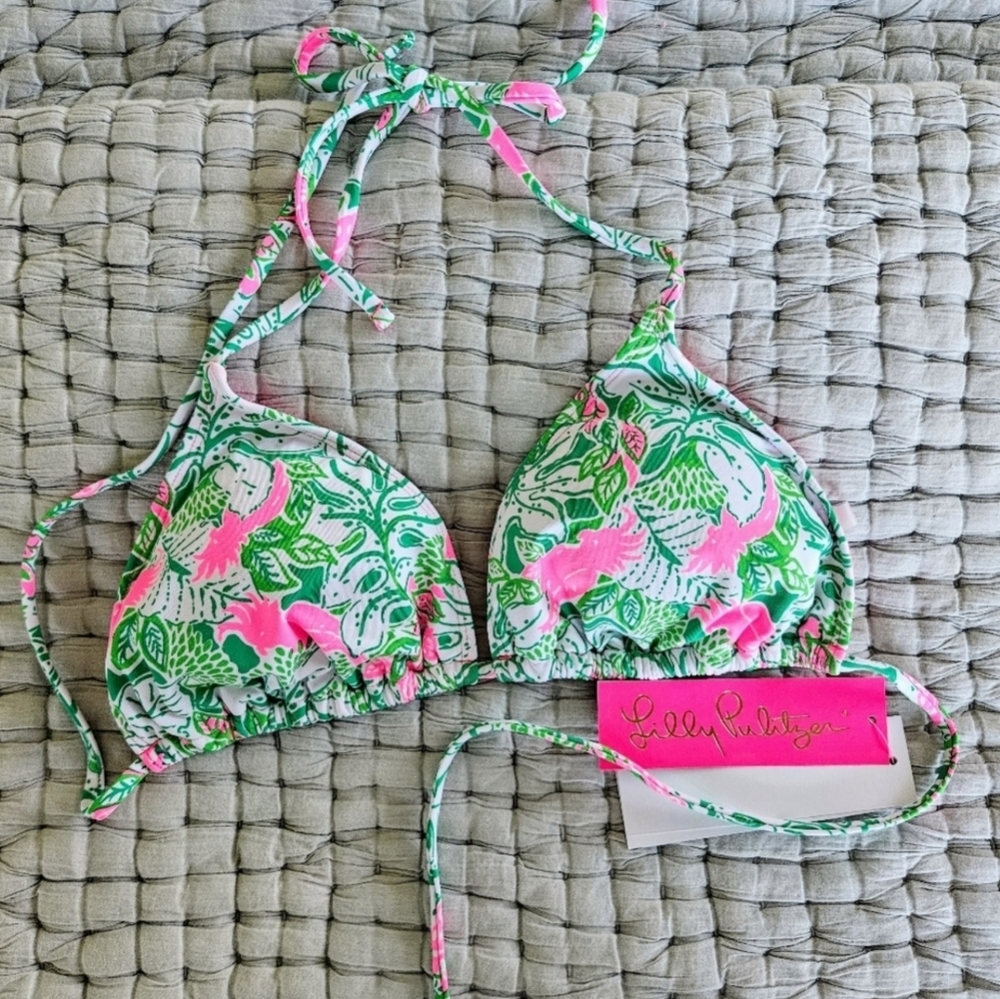 NWT Lilly Pulitzer bikini top size 12